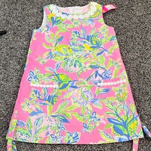 Lilly Pulitzer Pink and Green Kids Casual Dress